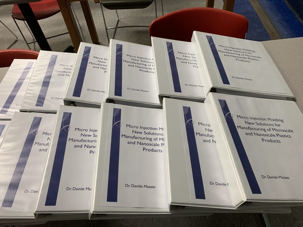 Seminar binders for the Micro Injection Molding seminar